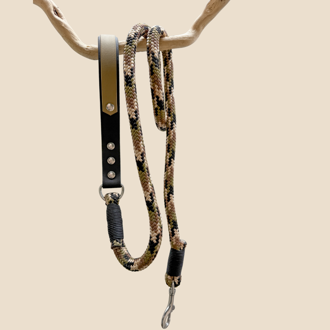 Laisse en bi-matière